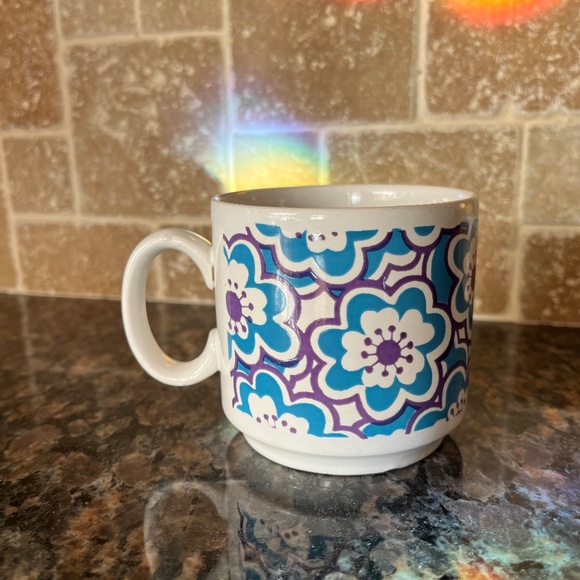 Vintage 60s Royal Alma England Flower Power Cup / Mug - Picture 4 of 6